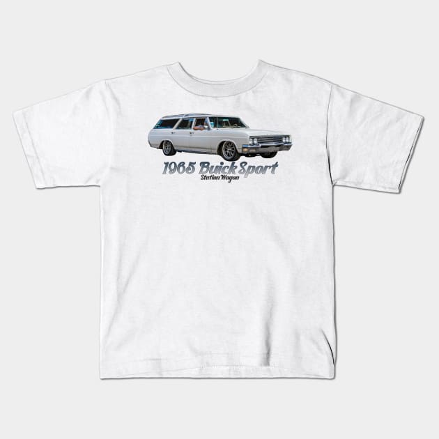 1965 Buick Sport Station Wagon Kids T-Shirt by Gestalt Imagery